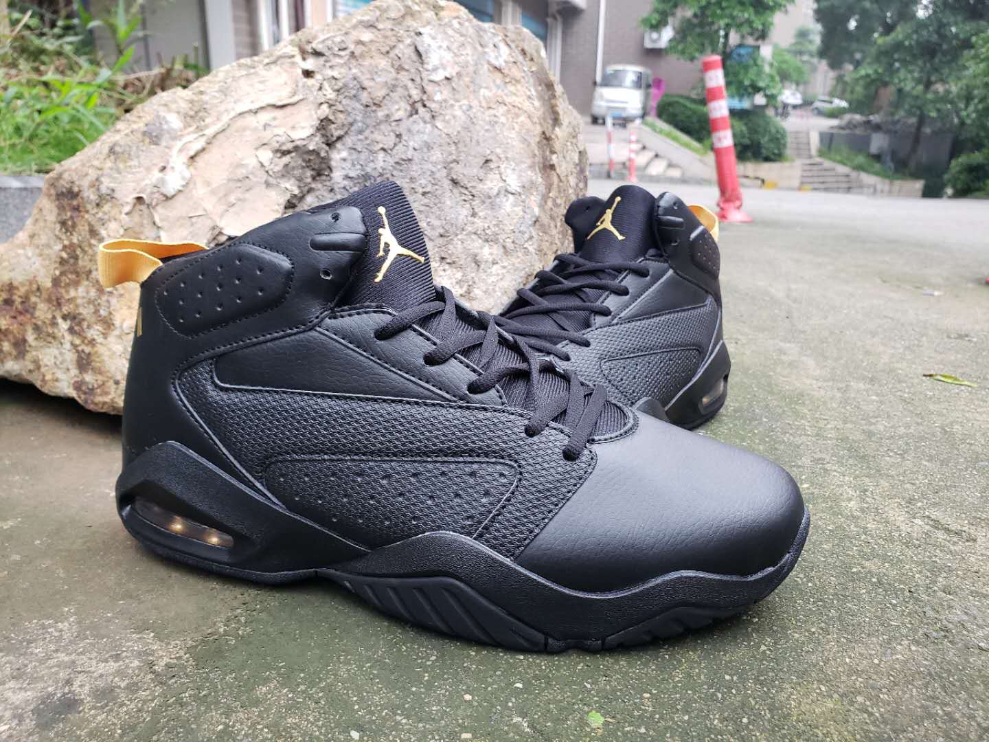 Air Jordan Lift Off AJ6 All Black Shoes - Click Image to Close